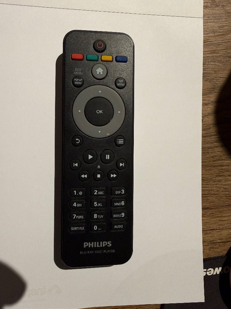 Philips afstandsbediening RC 2802 voor BDP5500/12 blue-ray, Ophalen of Verzenden, Zo goed als nieuw, Origineel, Dvd