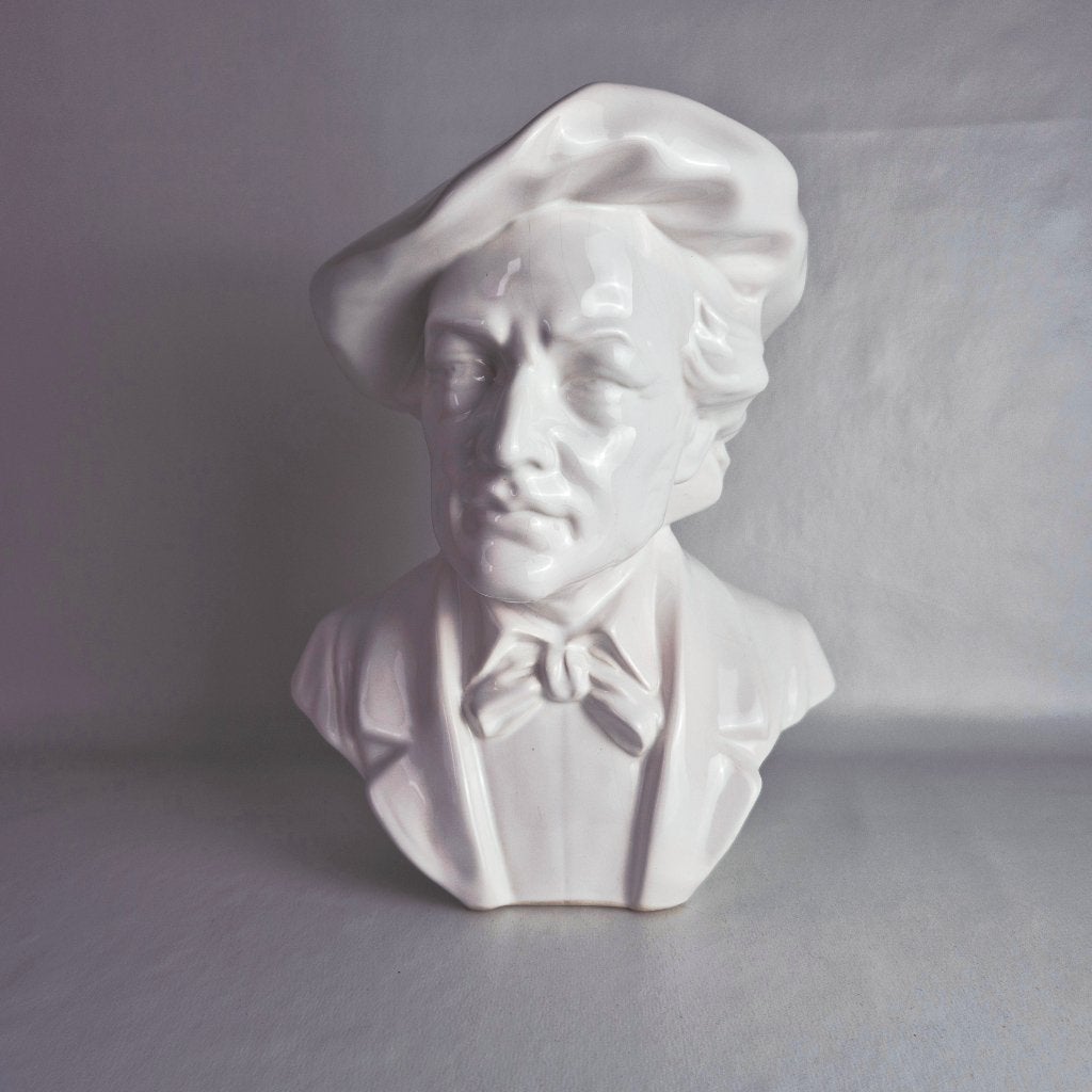 Beeld Wagner wit keramiek, Ophalen, Gebruikt, Mens