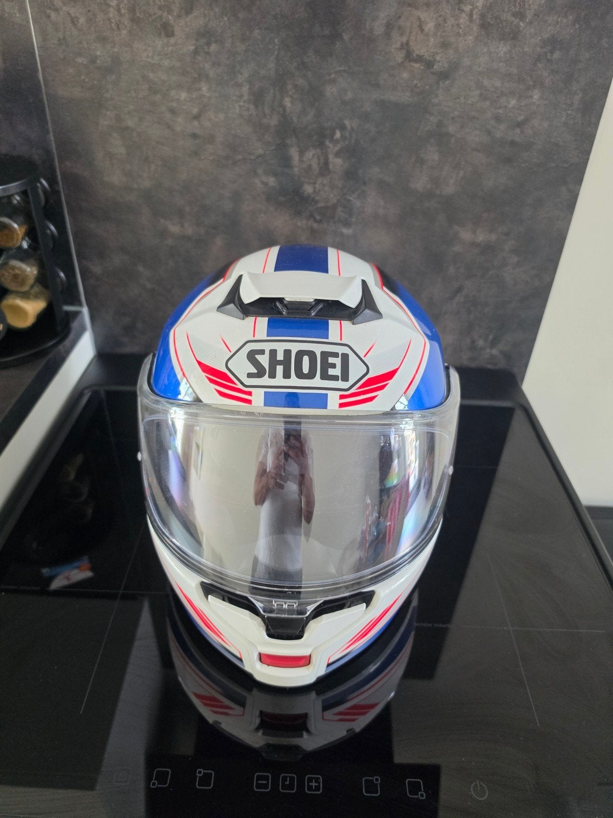Shoei Neotec 3 GRASP Systeemhelm Wit-Blauw-Zwart Maat L, Ophalen of Verzenden