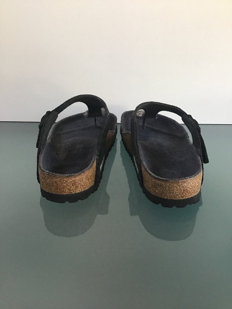Birkenstock Gizeh 39 | zwarte slippers | Gratis verzenden, Kleding | Dames, Schoenen, Slippers, Verzenden, Zwart, Zo goed als nieuw