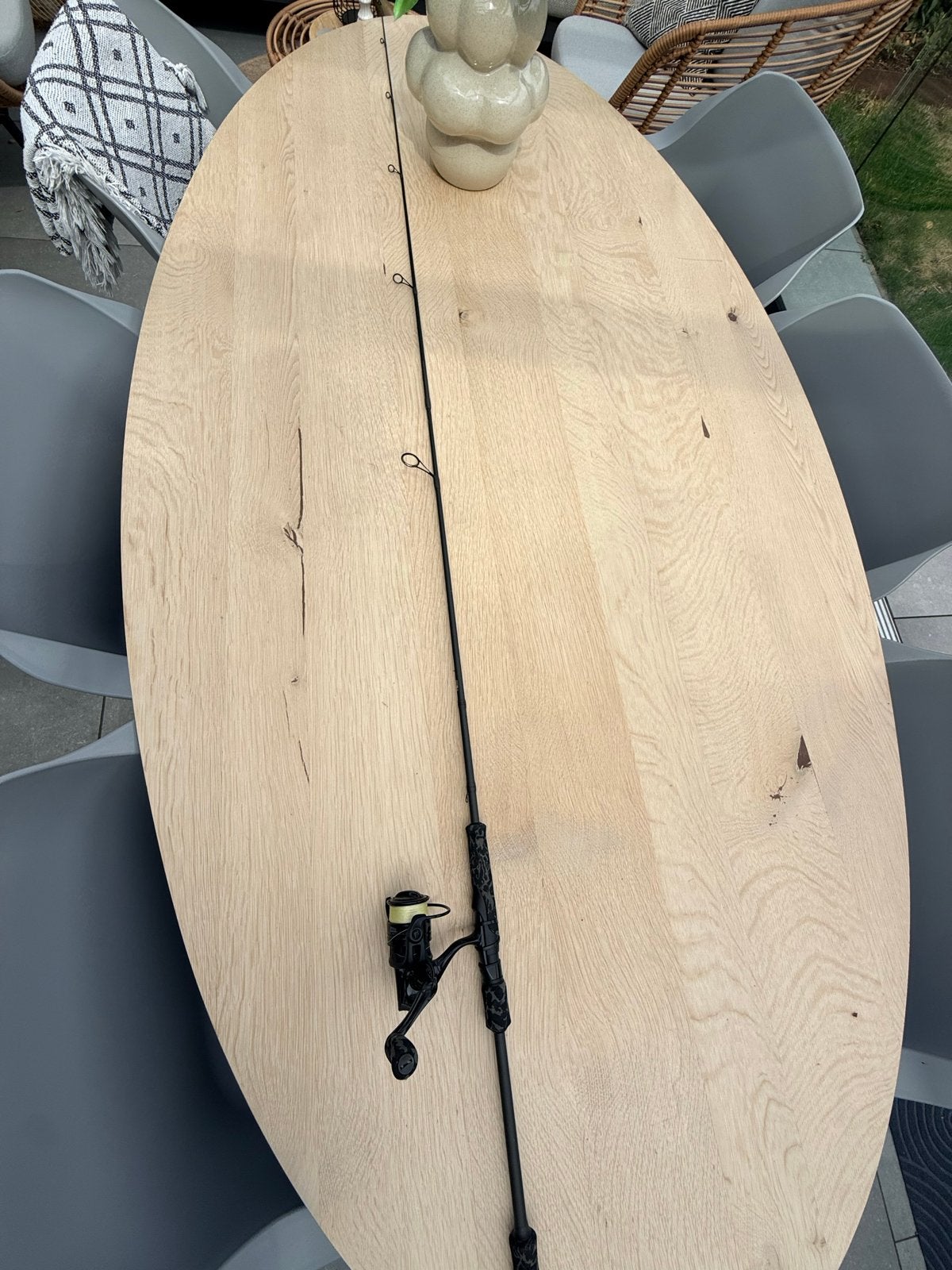 Vishengel voor snoek en baars - 2.13m, 10-30gr, Ophalen of Verzenden, Nieuw, Complete hengel