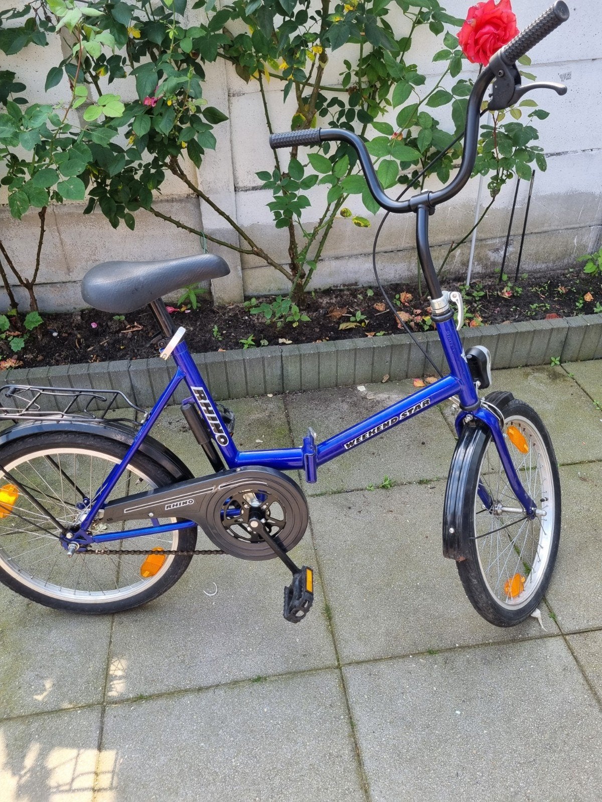 Opvouwbare fiets Rhino Weekend Star - Blauw, Fietsen en Brommers, Fietsen | Vouwfietsen, Ophalen