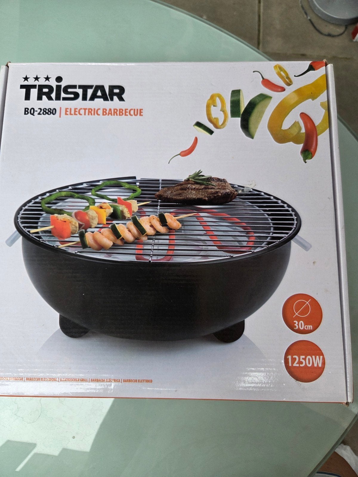 Tristar BQ-2880 Elektrische Barbecue - Nieuw in doos, Tuin en Terras, Elektrische barbecues, Ophalen, Nieuw, Tristar