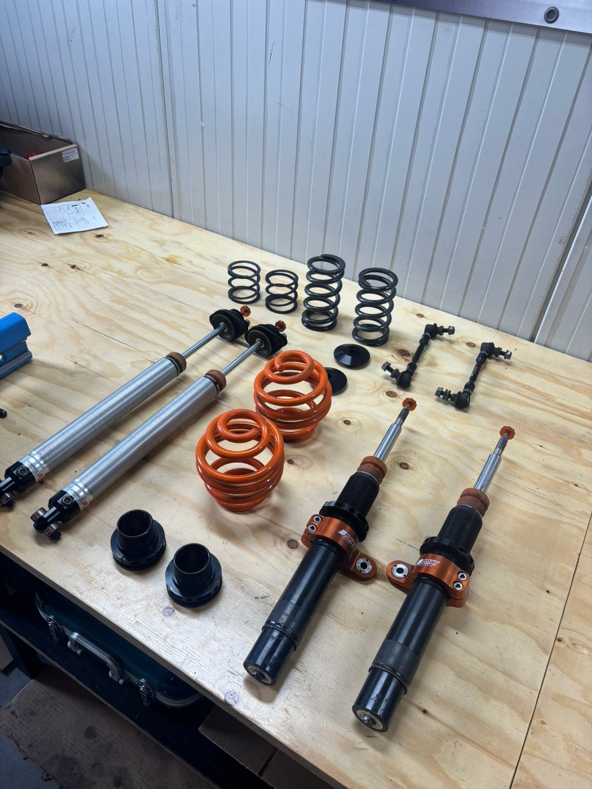AST 1-Way coilovers ( schroefset ) BMW E46, Auto-onderdelen, Ophalen, Gebruikt, BMW