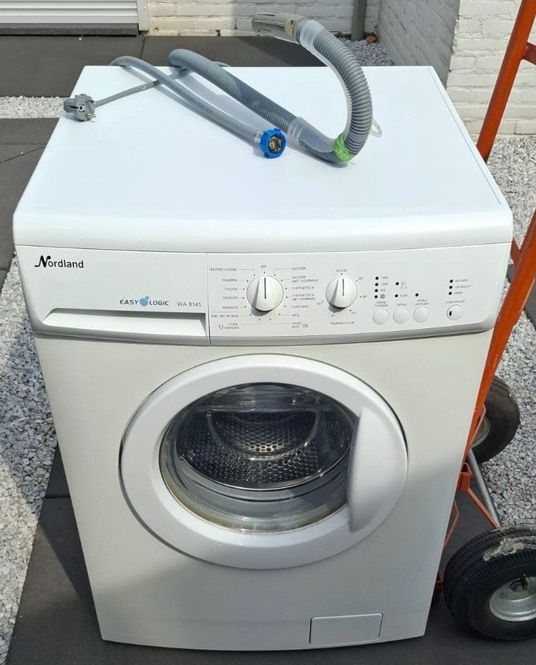 Nordland Easy Logic WA 8145 Wasmachine, Witgoed en Apparatuur, Ophalen, Gebruikt, Voorlader, 85 tot 90 cm