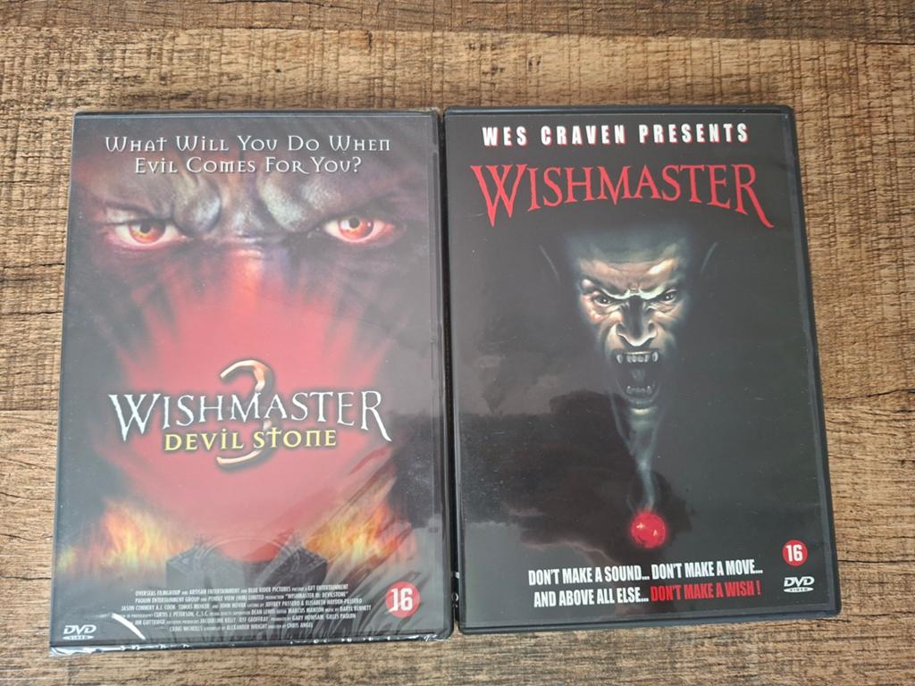 Wishmaster 1 & 3 DVD - Horrorfilms, Gebruikt, Vanaf 16 jaar, Ophalen of Verzenden, Boxset