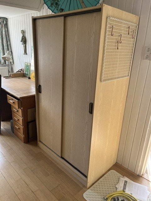 Grenen hang/leg en slaapkamerkast, Ophalen, Gebruikt, 50 tot 75 cm, 150 tot 200 cm