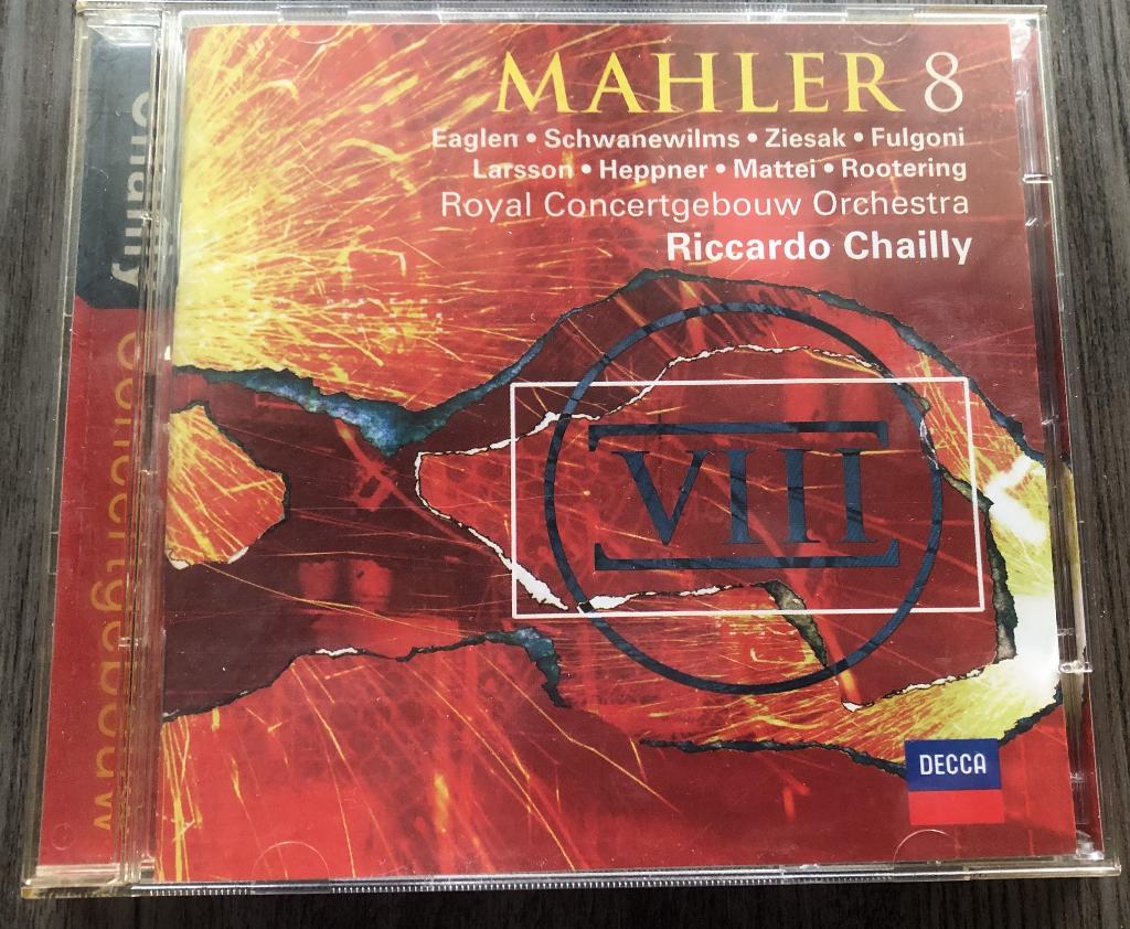MAHLER 8- ROYAL CONCERTGEBOUW ORCHESTRA - CHAILLY, Ophalen of Verzenden, Romantiek, Zo goed als nieuw, Orkest of Ballet