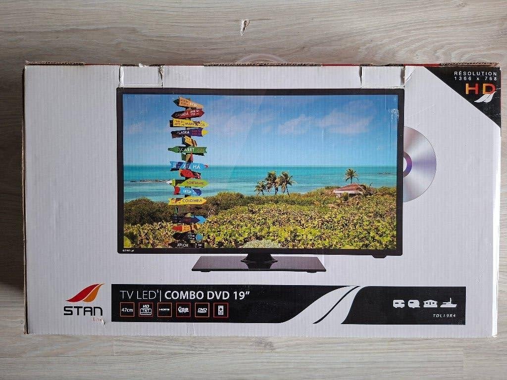 TV DVD combi met beugel zgan voor caravan boot camper, 50 Hz, LCD, Zo goed als nieuw, 40 tot 60 cm