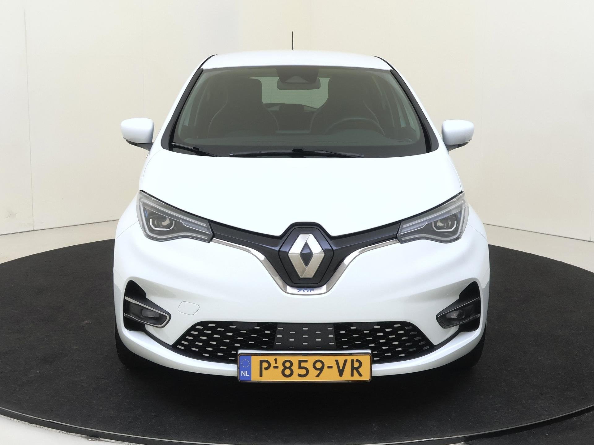 Renault ZOE R135 Intens 52 kWh KOOPACCU (Incl Koopaccu)| Nav, Auto's, Renault, Gebruikt, 180 min, Wit, 385 km
