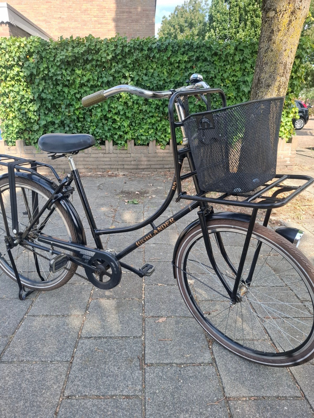omafiets 26 inch met licht, slot en terugtraprem, 47 tot 50 cm, Ophalen of Verzenden, Gebruikt, Terugtraprem