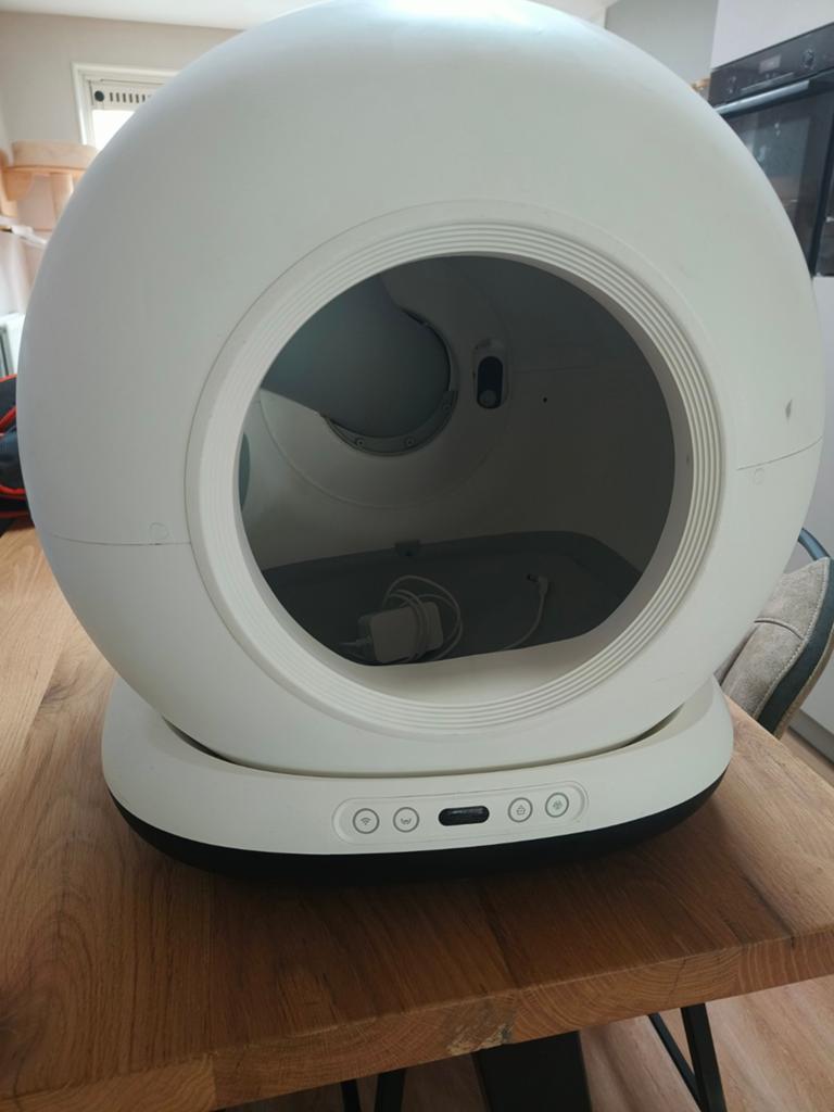 Zedar 1200 automatische kattenbak, Ophalen of Verzenden, Zelfreinigend, Zo goed als nieuw, Open