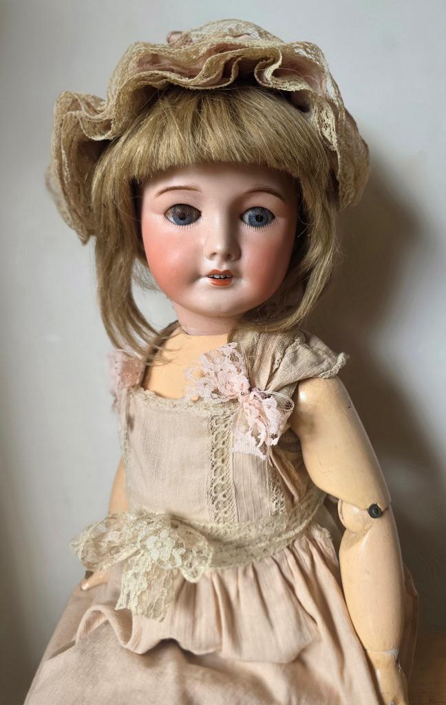Antieke franse pop, unis france meisje, Verzamelen, Ophalen, Gebruikt, Pop