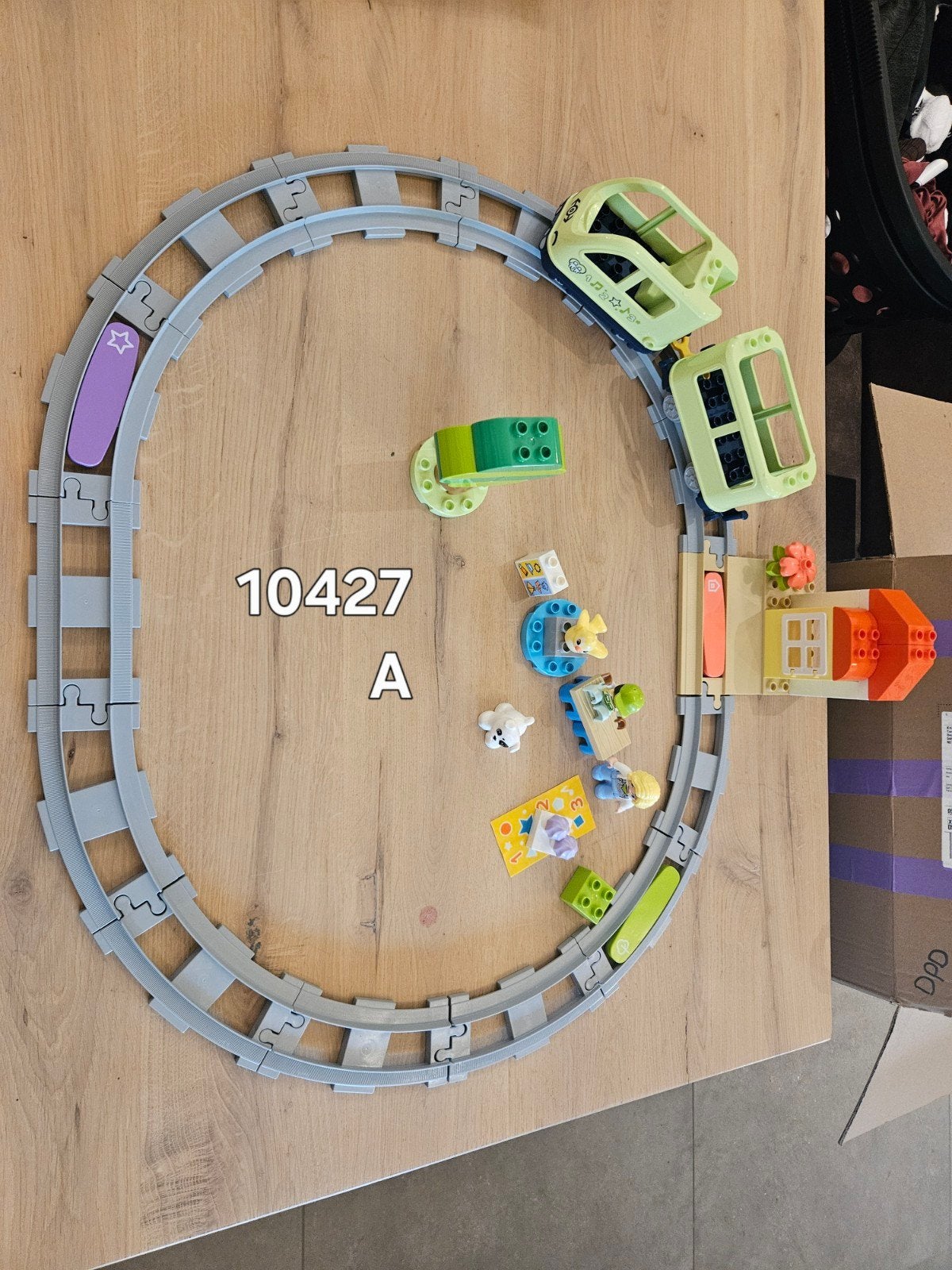 Duplo elektrische trein set 10427, Kinderen en Baby's, Ophalen, Zo goed als nieuw, Duplo