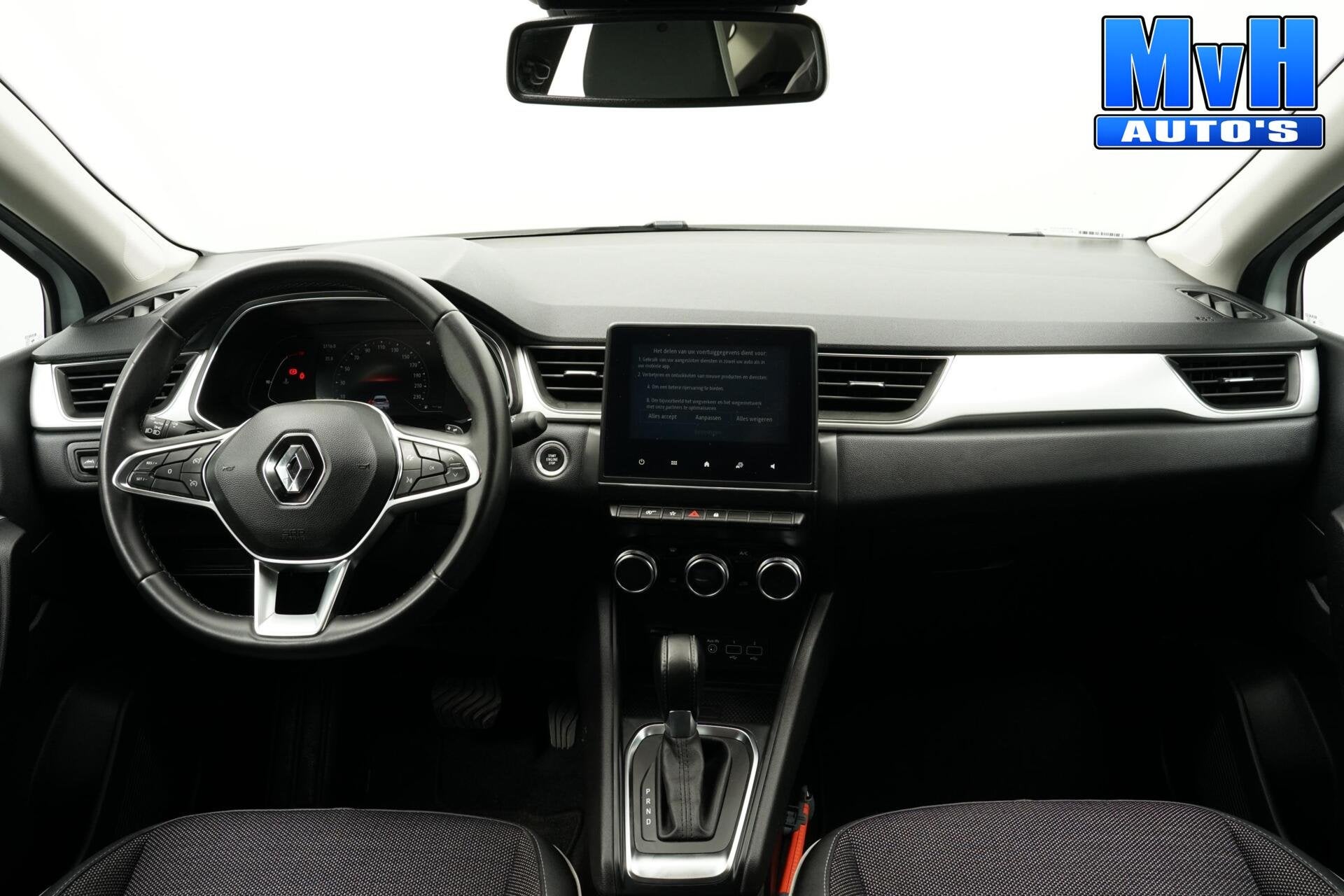 Renault Captur 1.3 TCe 140 Intens|PARELMOER|CAMERA|LED|NAP, Auto's, Gebruikt, 4 cilinders, Met garantie (alle), Leder en Stof