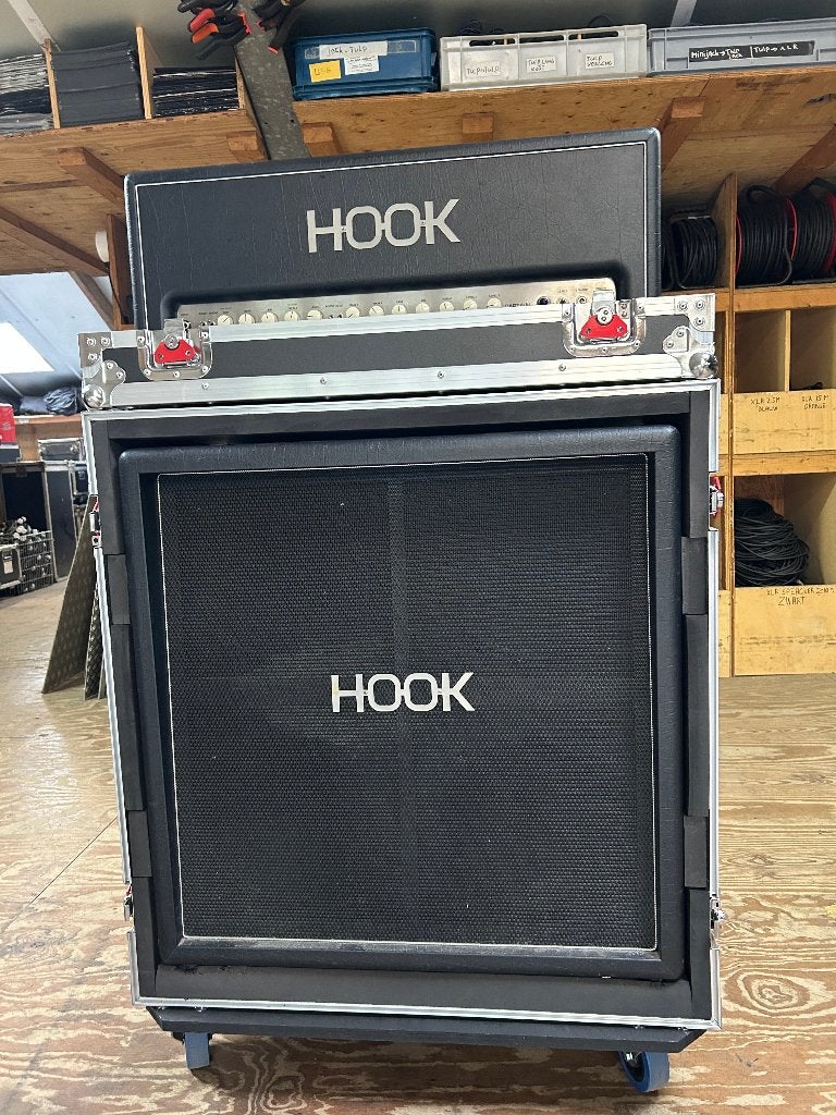 Hook Captain 6L6 Head + Hook 4x 12'' Cabinet, Ophalen, Zo goed als nieuw, Gitaar, Minder dan 50 watt