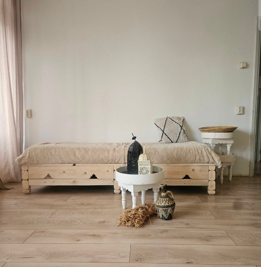 Marokkaanse zitbank / daybed - Sukha / Softloft stijl, Gebruikt, Tweepersoons, 75 tot 100 cm, Ophalen of Verzenden
