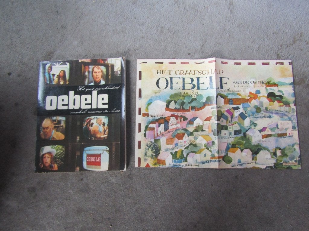 Boek: Oebele met landkaart, Gelezen, Ophalen of Verzenden, Fictie, Van Holkema & Warendorf