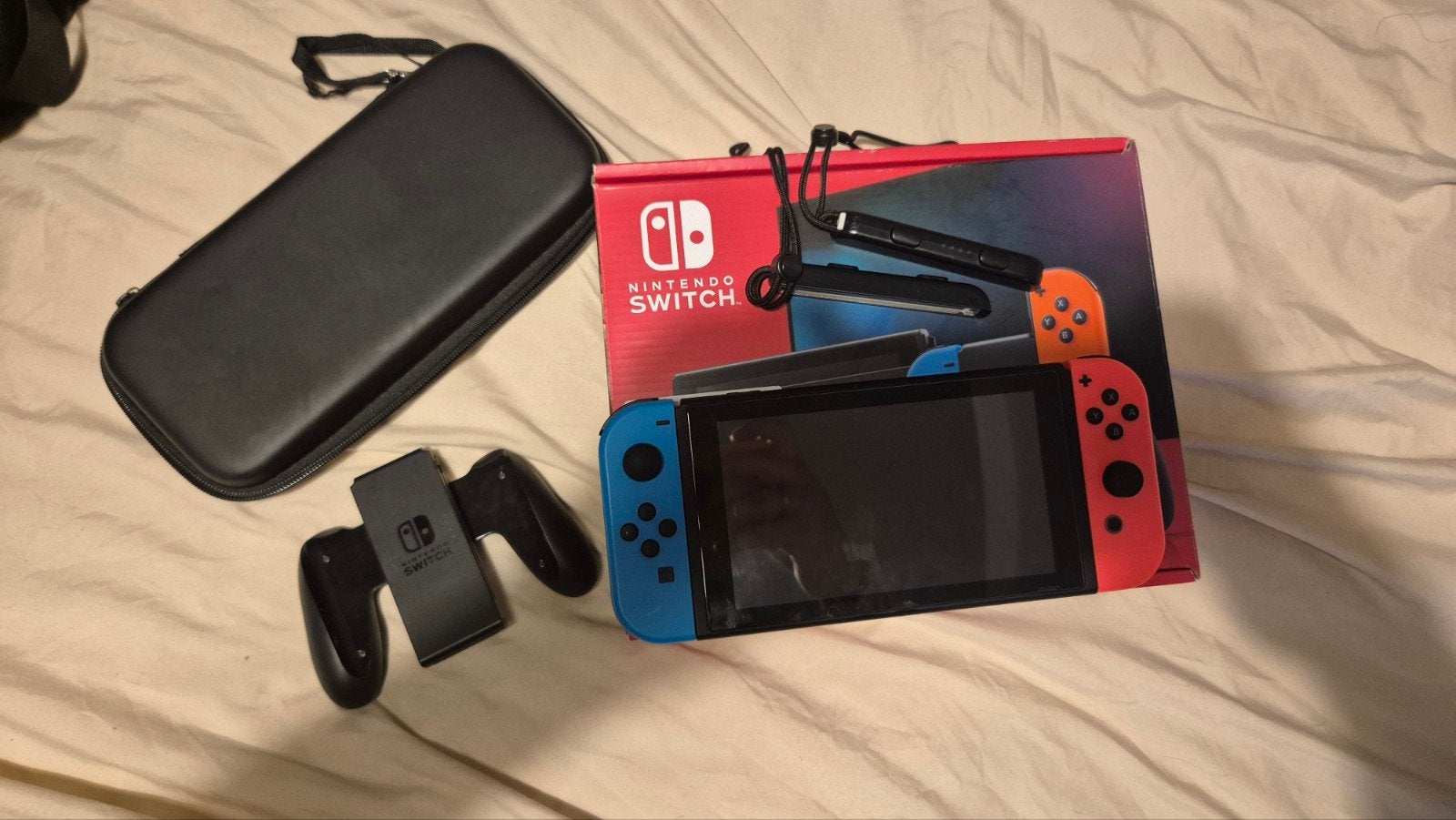 Nintendo Switch | ZGAN MET DOOS, Ophalen, Zo goed als nieuw, Met 2 controllers, Switch Original