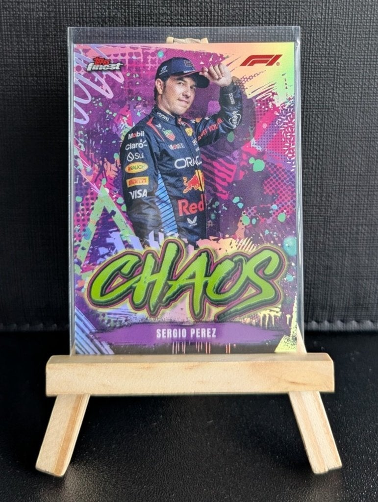 2024 topps Finest f1 Sergio Perez CH-2, Ophalen of Verzenden, Zo goed als nieuw, Formule 1