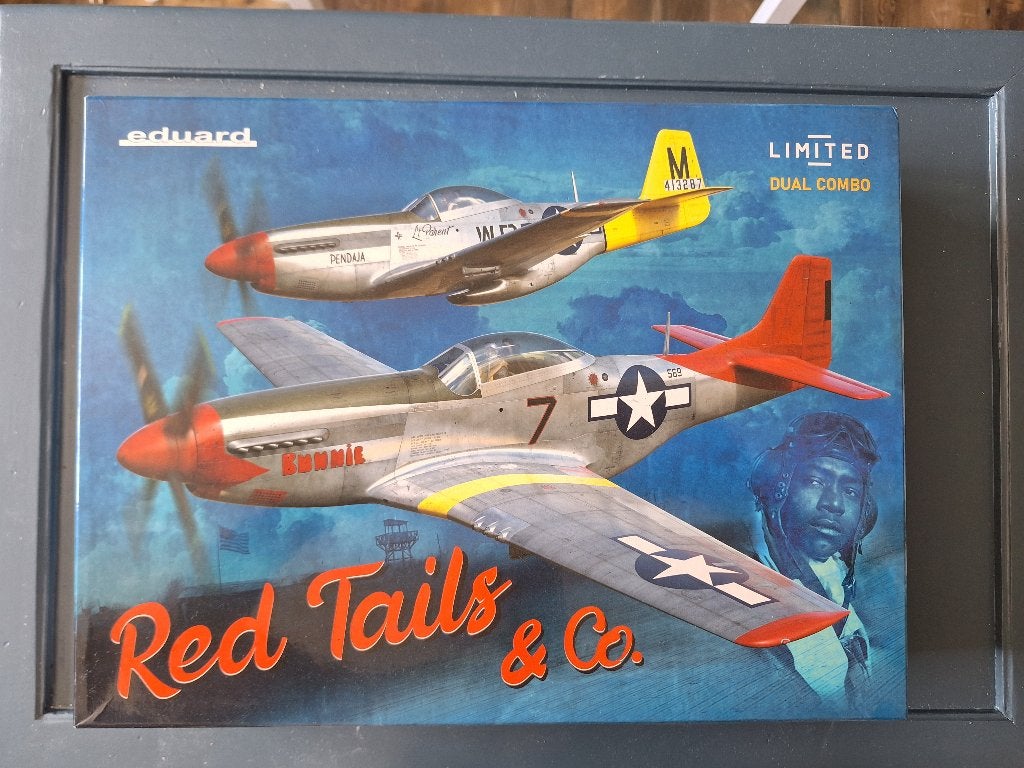 Bouwdoos Eduard Limited dual combo Red tails & Co, Overige merken, Nieuw, Ophalen of Verzenden, Groter dan 1:72
