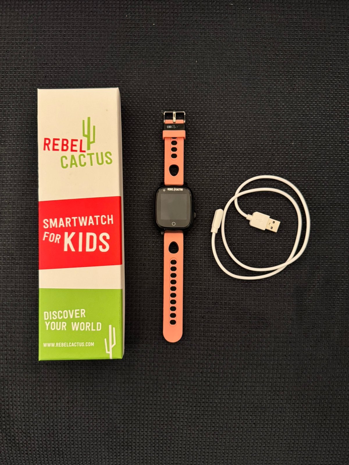 Rebel Cactus Go GPS kids smartwatch, Ophalen of Verzenden, Zo goed als nieuw, Roze, GPS