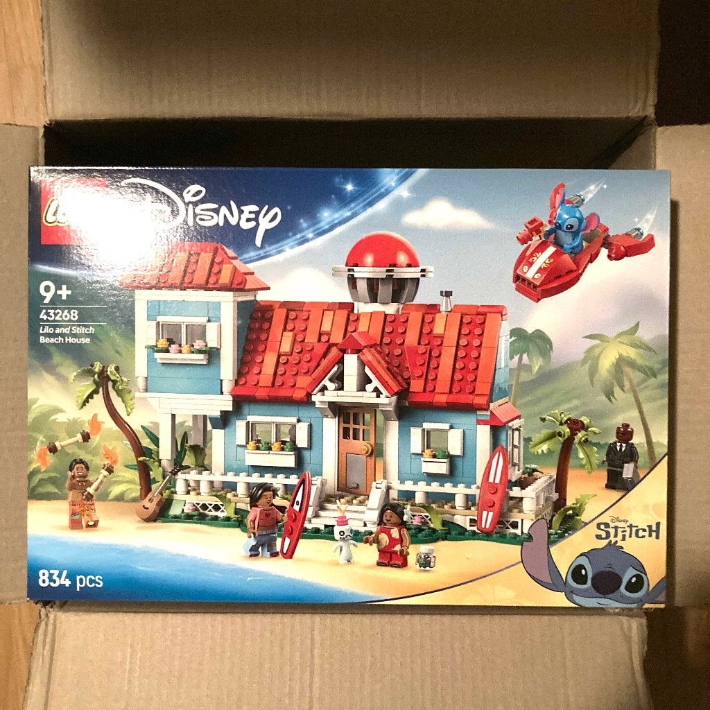 LEGO 43268 Lilo en Stitch Strandhuis - NIEUW/SEALED, Lego, Nieuw, Ophalen of Verzenden, Disney