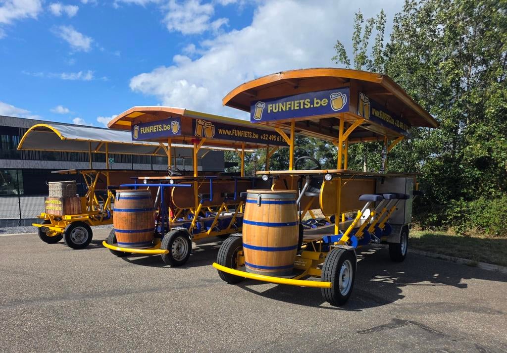 Te huur : bierfiets, Ophalen, Overige