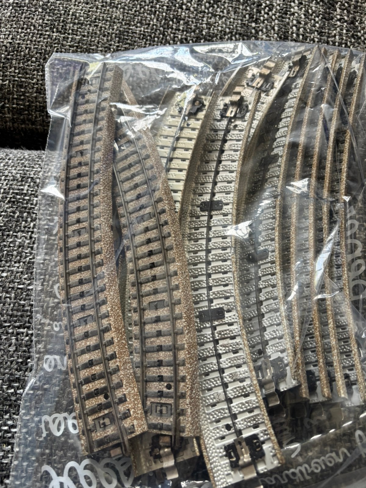 MARKLIN 5200 EXTRA GROTE BOCHTRAILS 10 stuks (foto’s), Wisselstroom, Gebruikt, Rails, Ophalen of Verzenden