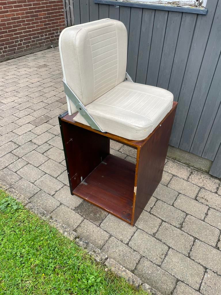 Bootstoel met kast, Watersport en Boten, Ophalen of Verzenden, Gebruikt