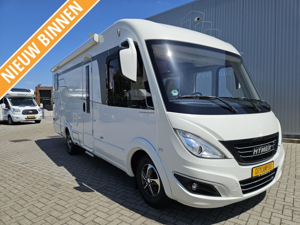 Hymer B674 SL, Caravans en Kamperen, Campers, Integraal, Ringverwarming, Fiat, Reservewiel