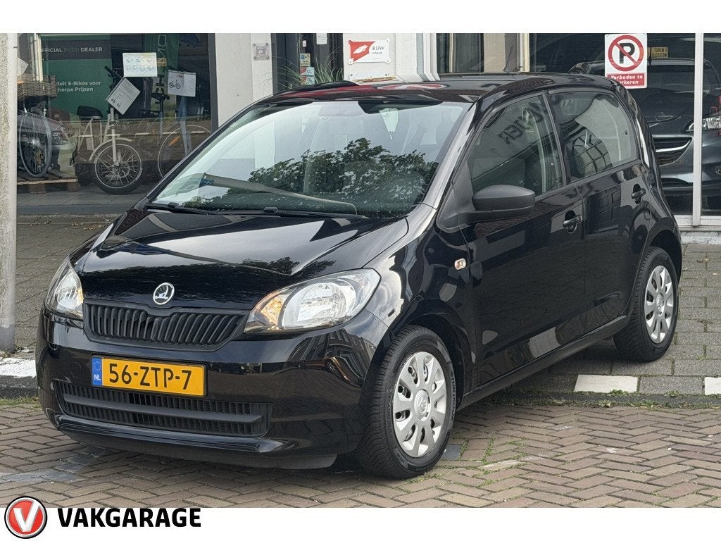 Skoda Citigo 1.0 Grt. Arctic (bj 2013), Auto's, Keurmerk '100% Onderhouden', Gebruikt, Zwart, Origineel Nederlands