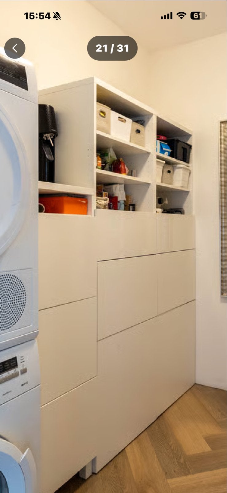 IKEA Besta Kasten - 3x hoog (192cm), 1x laag (128cm), Ophalen, Gebruikt