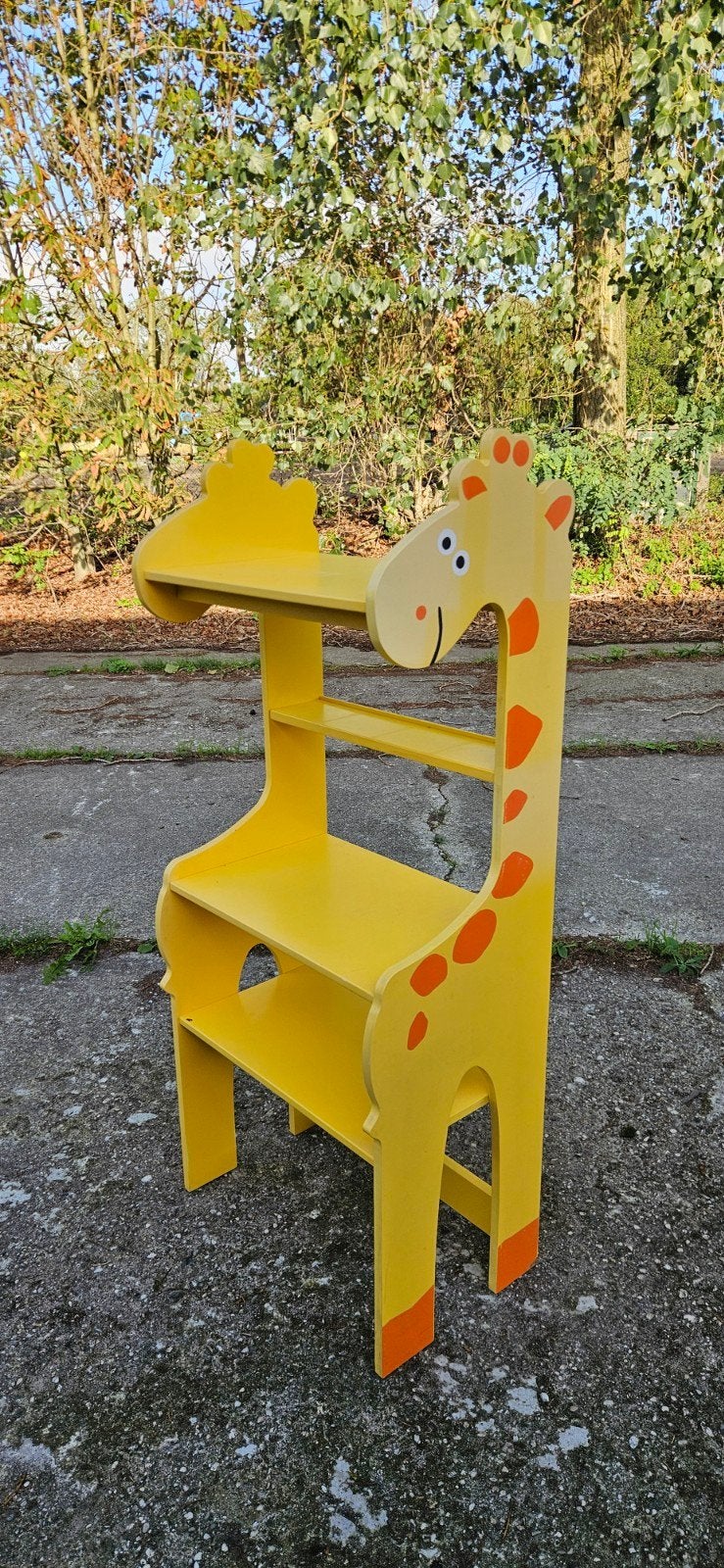 Leuke giraf kinderboekenkast met opbergbakken, Kinderen en Baby's, Ophalen, Gebruikt, Kast