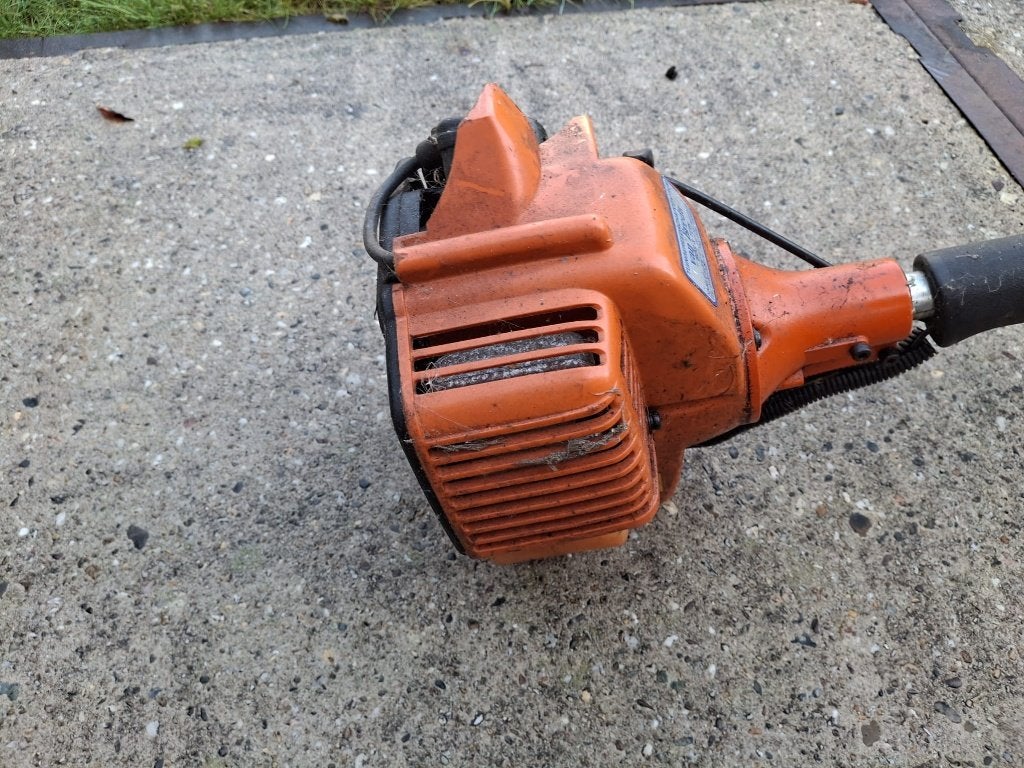 motor - strimmer, Tuin en Terras, Ophalen, Benzine, Gebruikt, Onbekend