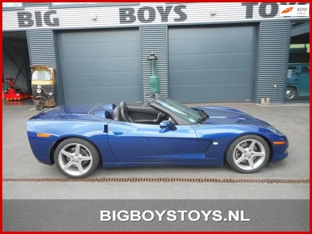 Chevrolet C6 CORVETTE CONVERTIBLE, Auto's, Chevrolet, Automaat, Gebruikt, Cabriolet, Blauw