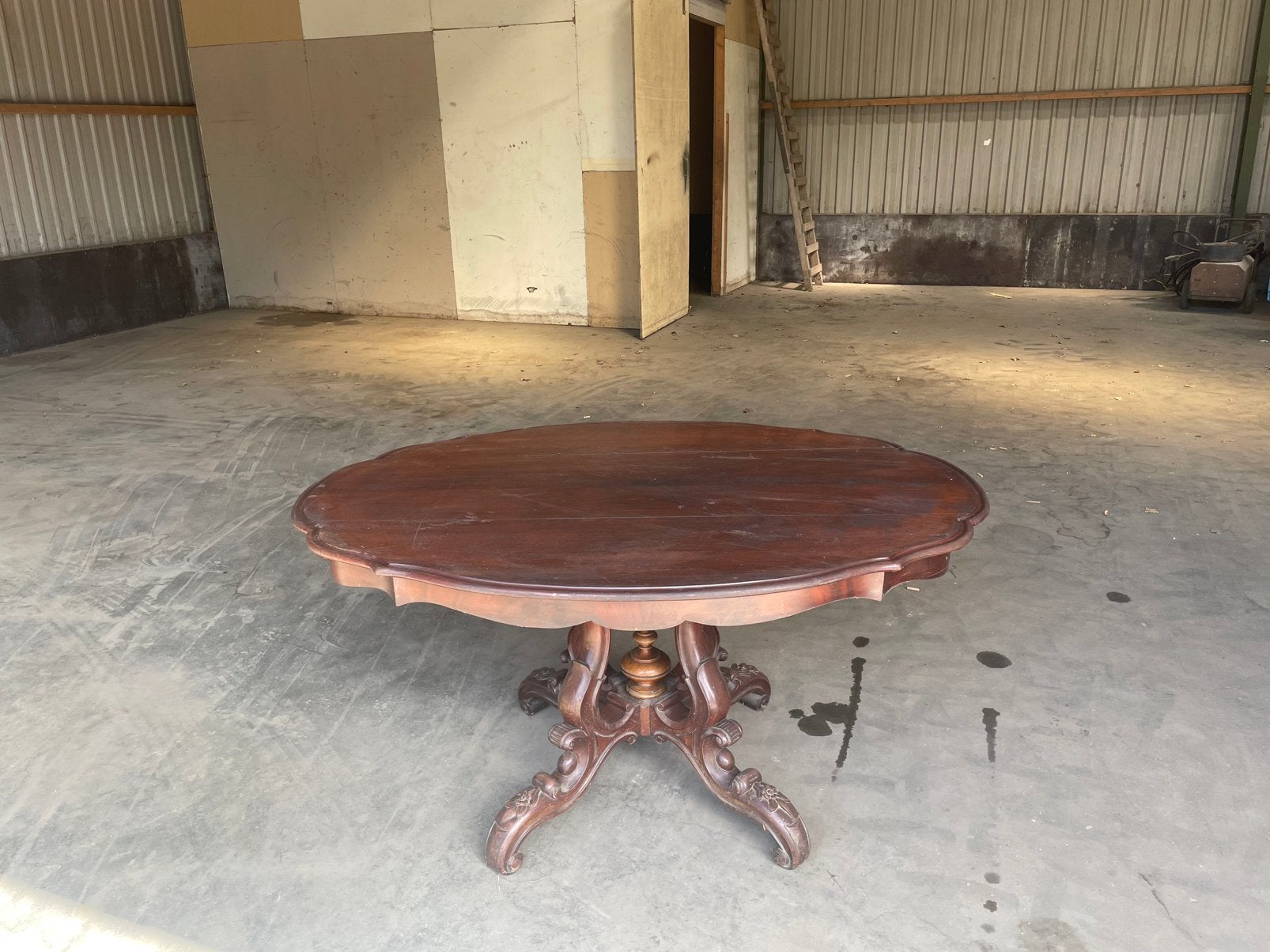 Vintage tafel, Ophalen