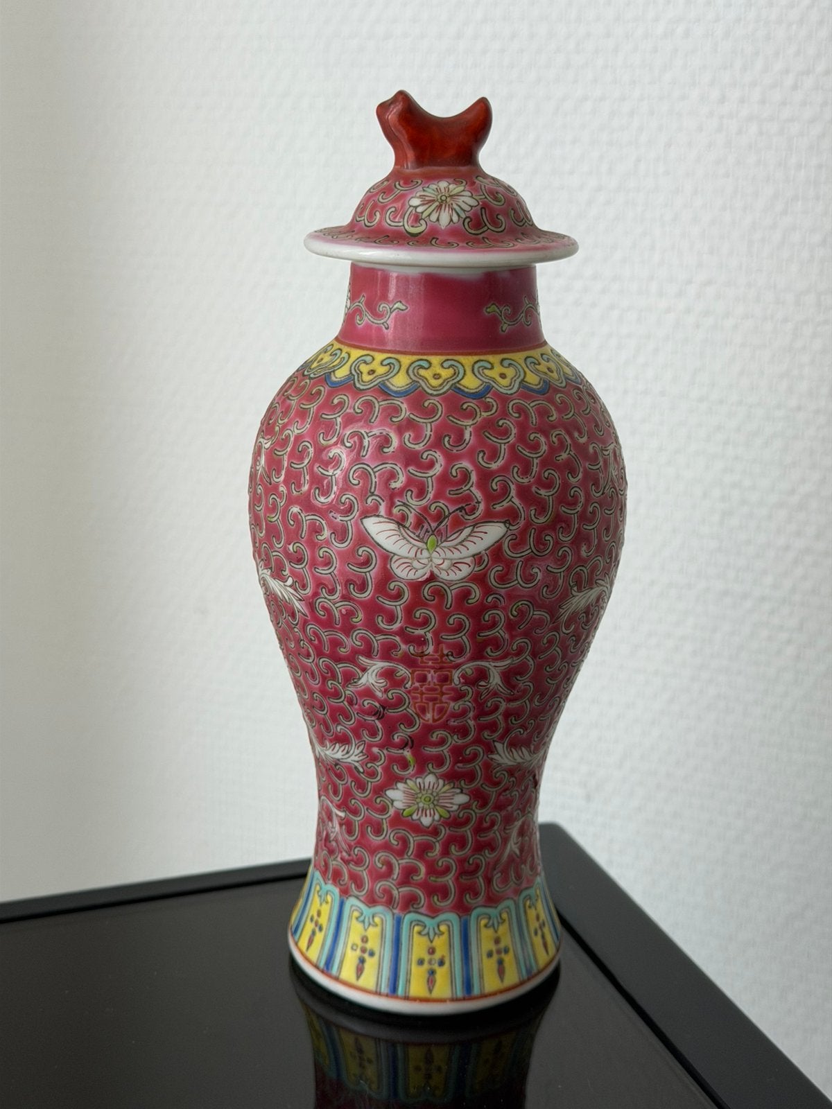 Chinese gemberpot met deksel, Verzenden
