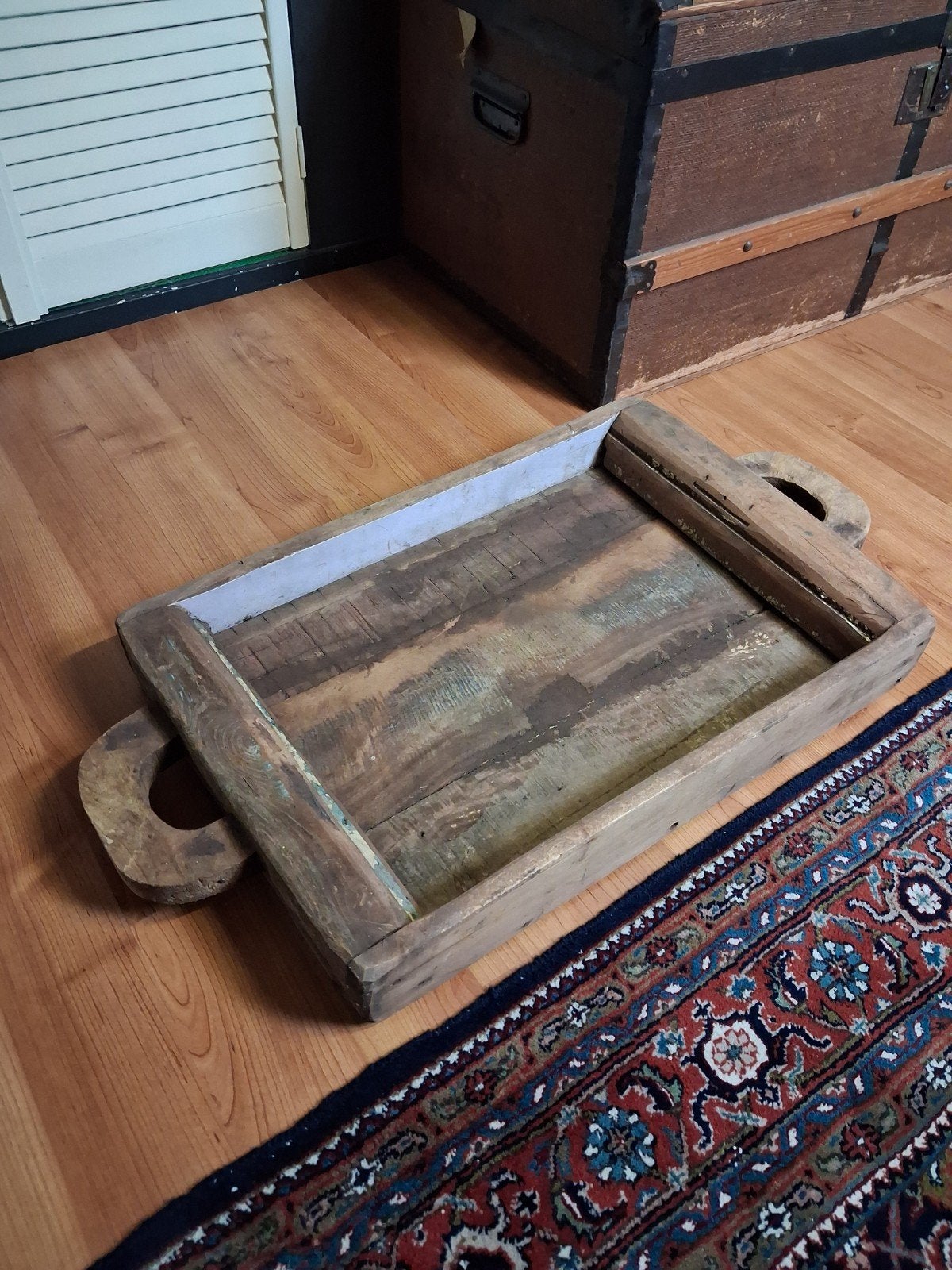 Houten dienblad, Huis en Inrichting, Ophalen, Minder dan 50 cm