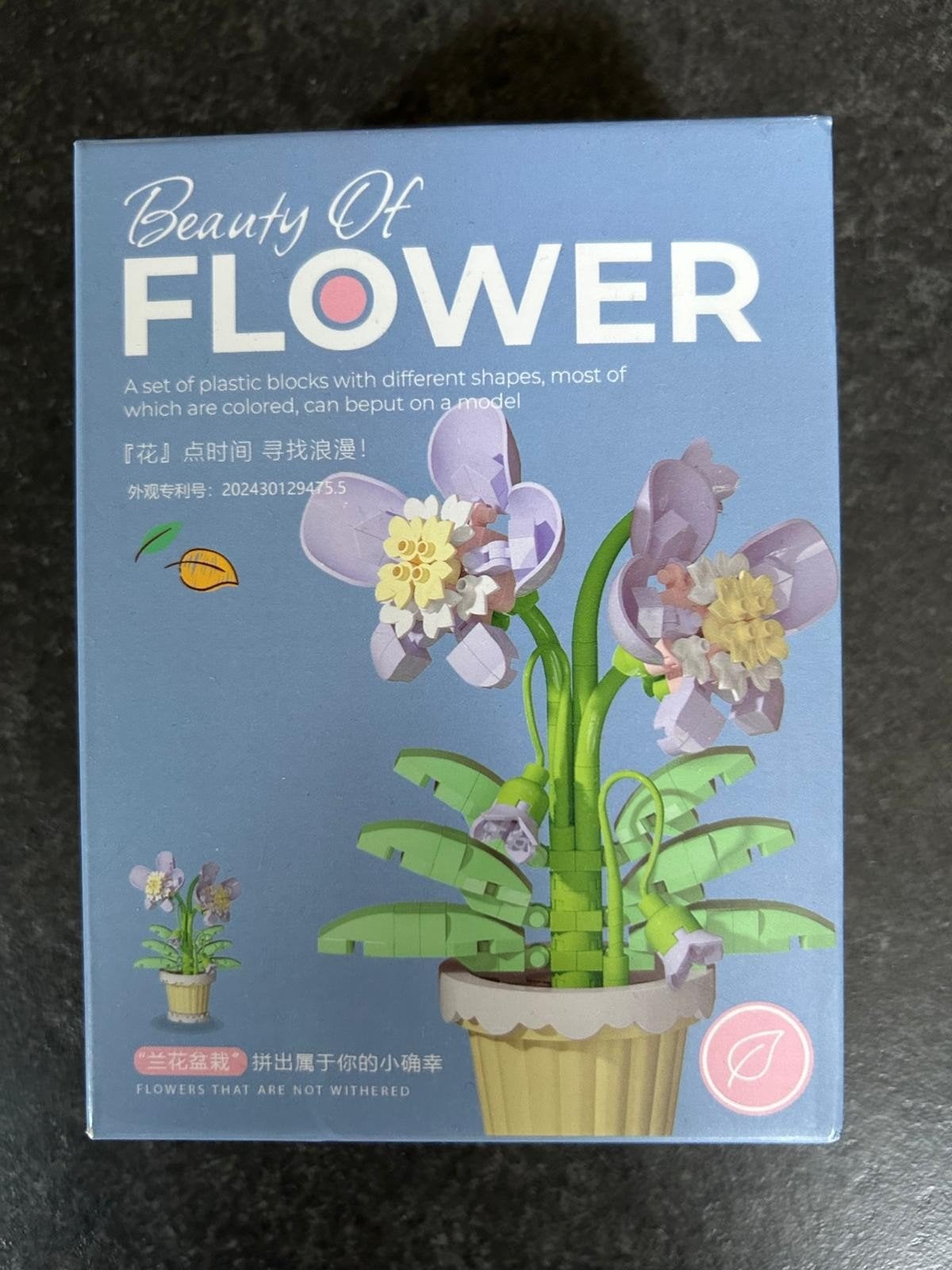 Beauty Of Flower Bouwstenen Set - Orchidee, Ophalen of Verzenden, Nieuw, Overige merken