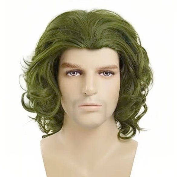 Pruik the Joker (Batman) groen haar in laagjes, Ophalen of Verzenden, Nieuw, Pruik of Haarverlenging