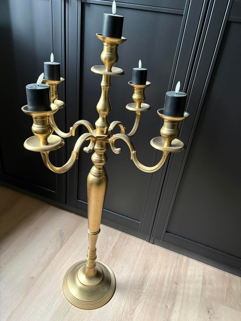 Kandelaar goudkleurig 100 cm, Ophalen