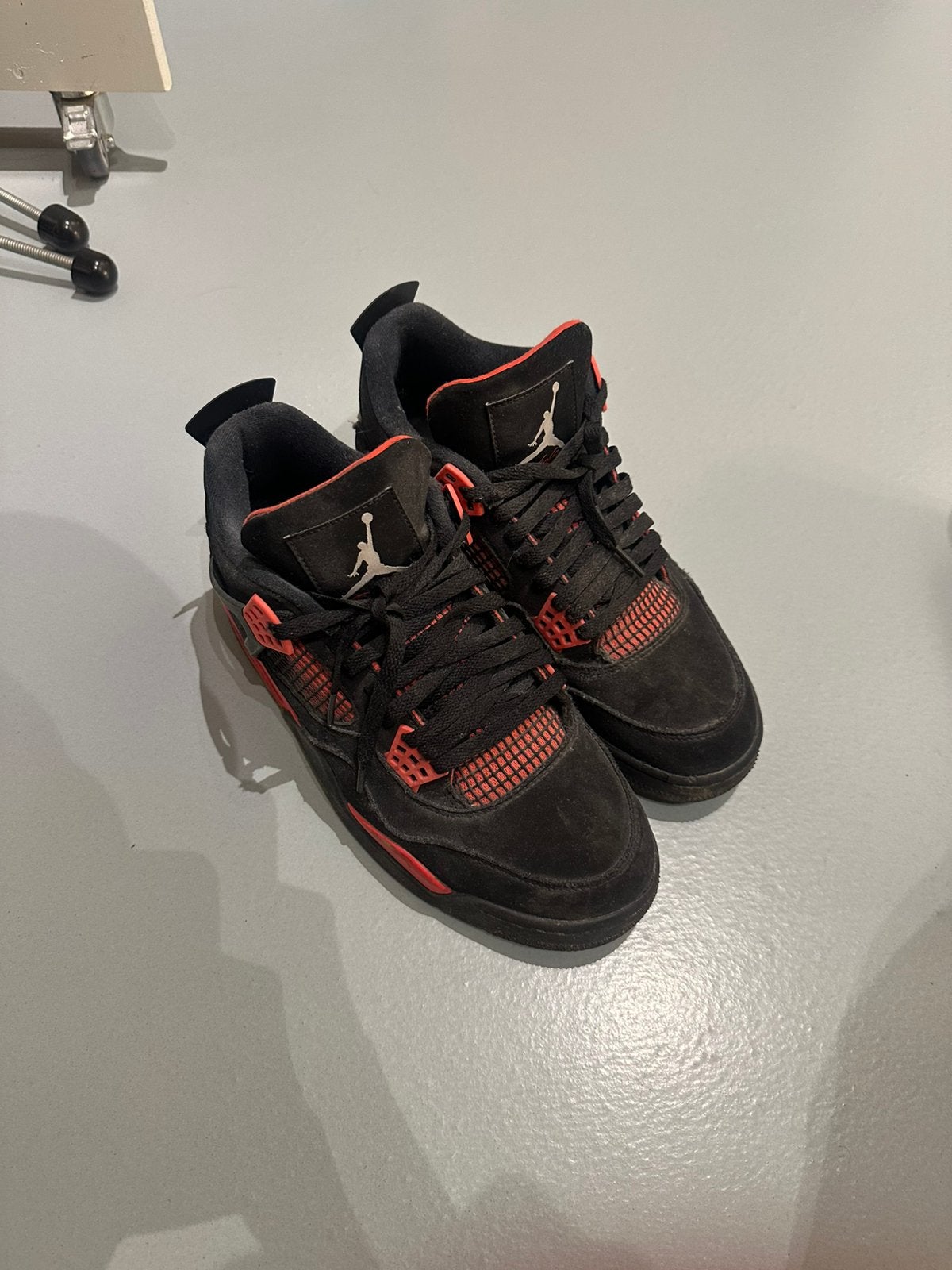 Jordan 4 maat 44, Zwart, Ophalen of Verzenden, Sneakers of Gympen, Zo goed als nieuw