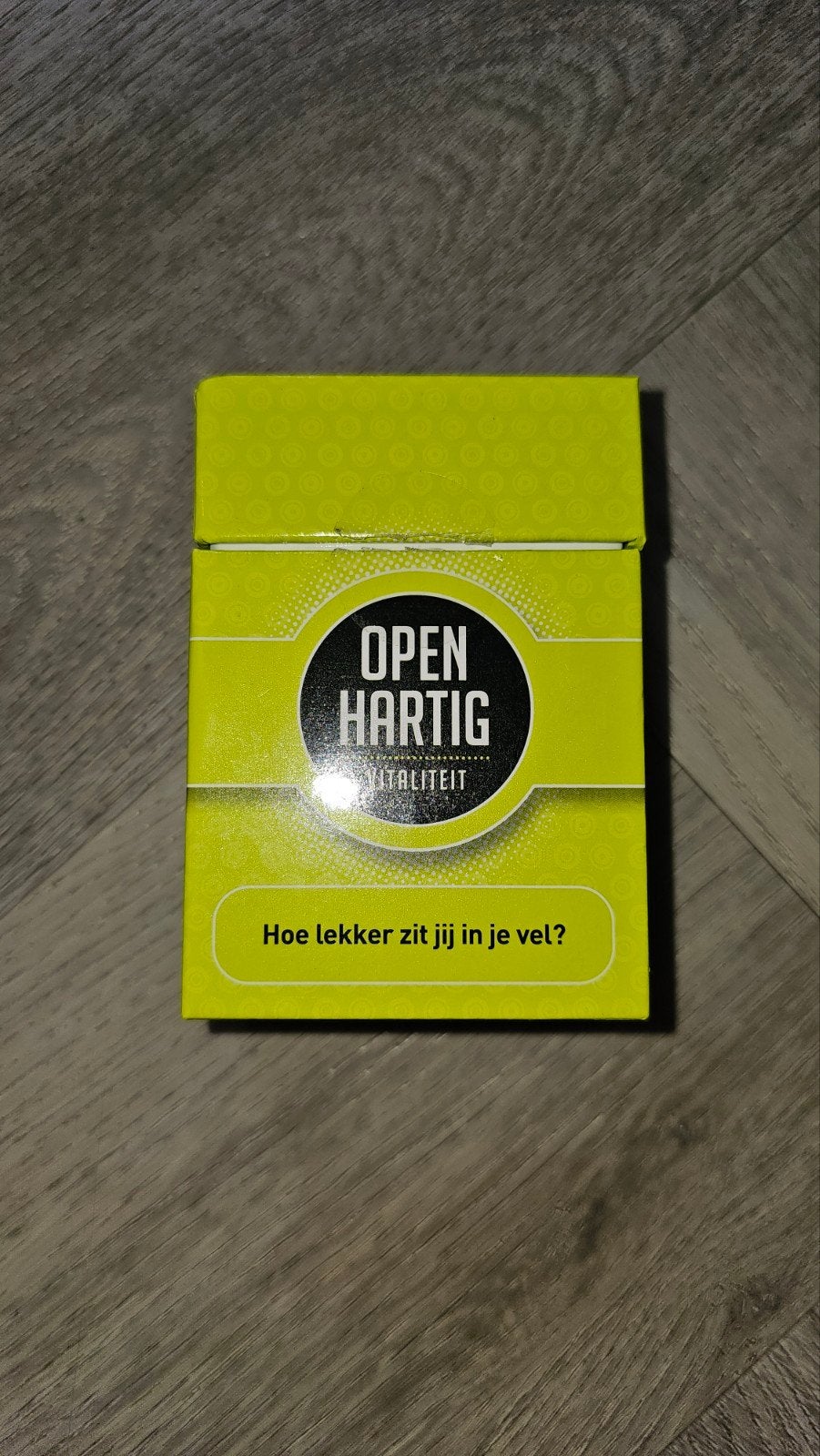 Open Hartig Vitaliteit Kaartspel - Nieuwstaat, Drie of vier spelers, Ophalen of Verzenden, Zo goed als nieuw, Open Hartig