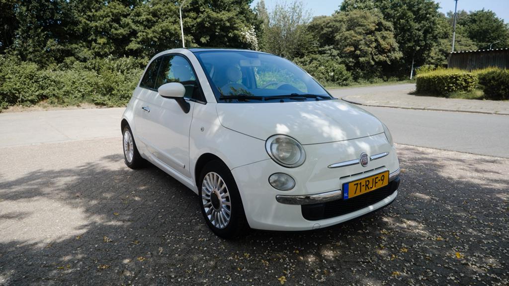Fiat 500 0.9 Twinair Blackjack 2011, Auto's, Fiat, Particulier, Lichtmetalen velgen, Panoramadak, USB, Benzine, A, Hatchback, Handgeschakeld