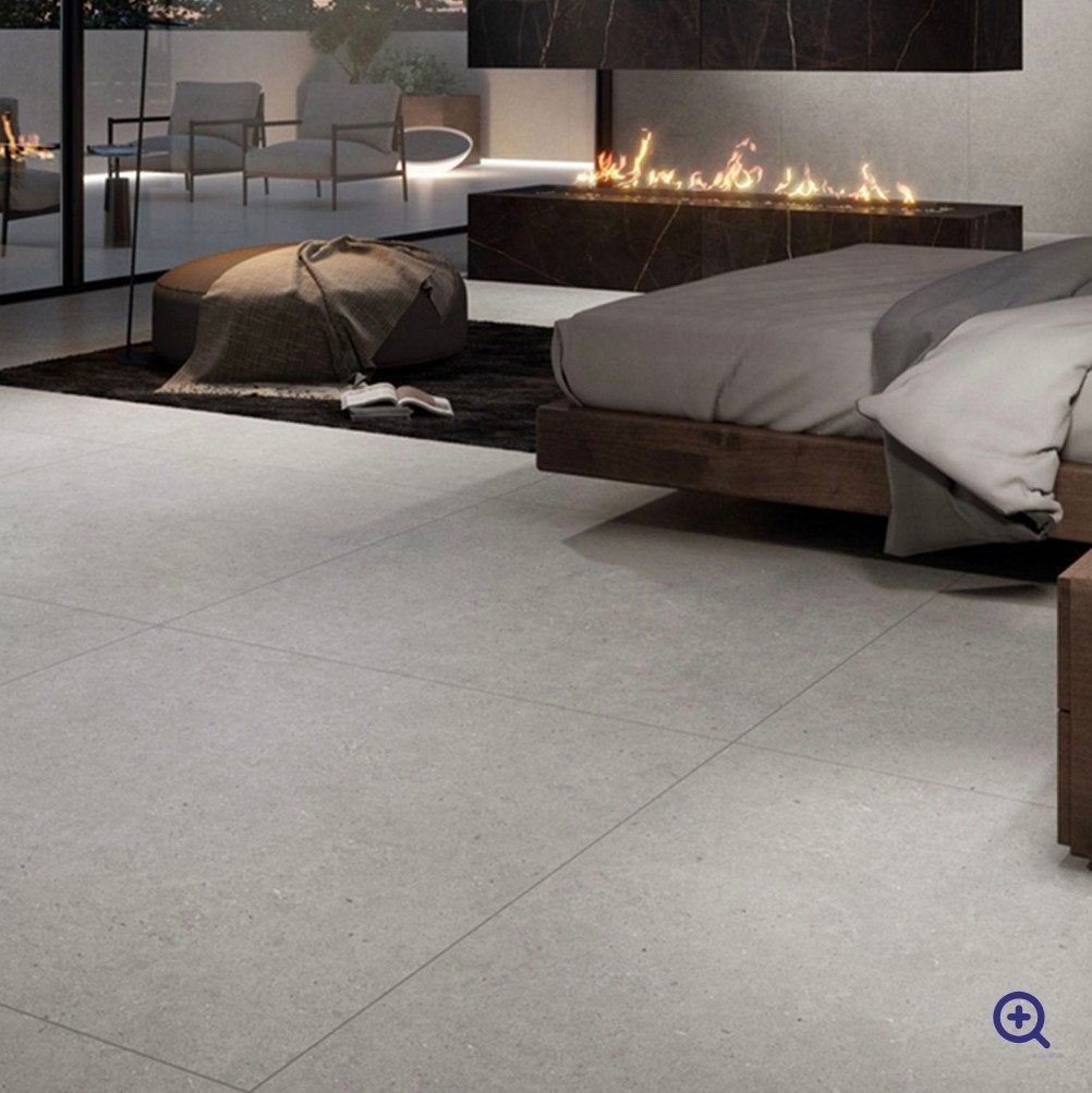 NIEUW - Durstone Somport Light vloertegels 60x60cm - 14,40m², Huis en Inrichting, Stoffering | Vloerbedekking, Ophalen, Nieuw