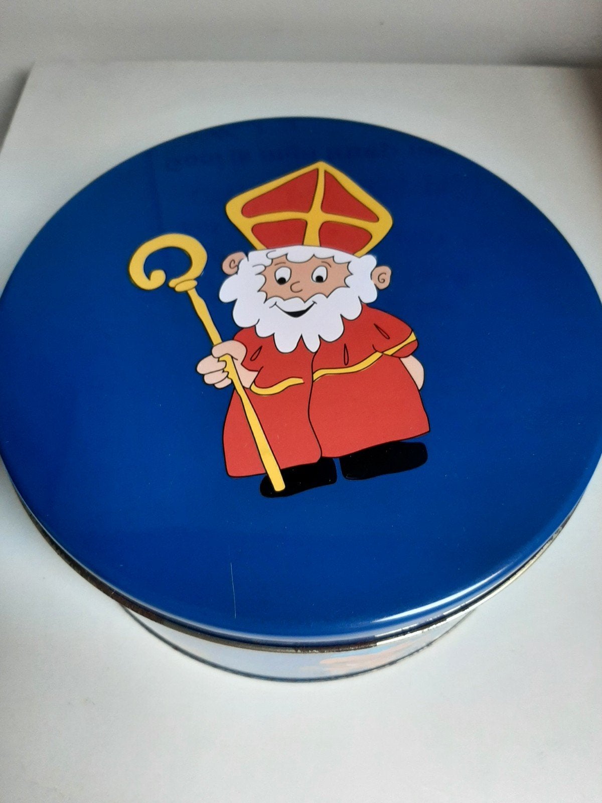 Sinterklaas koekblik, pepernotenblik., Diversen, Ophalen of Verzenden, Gebruikt