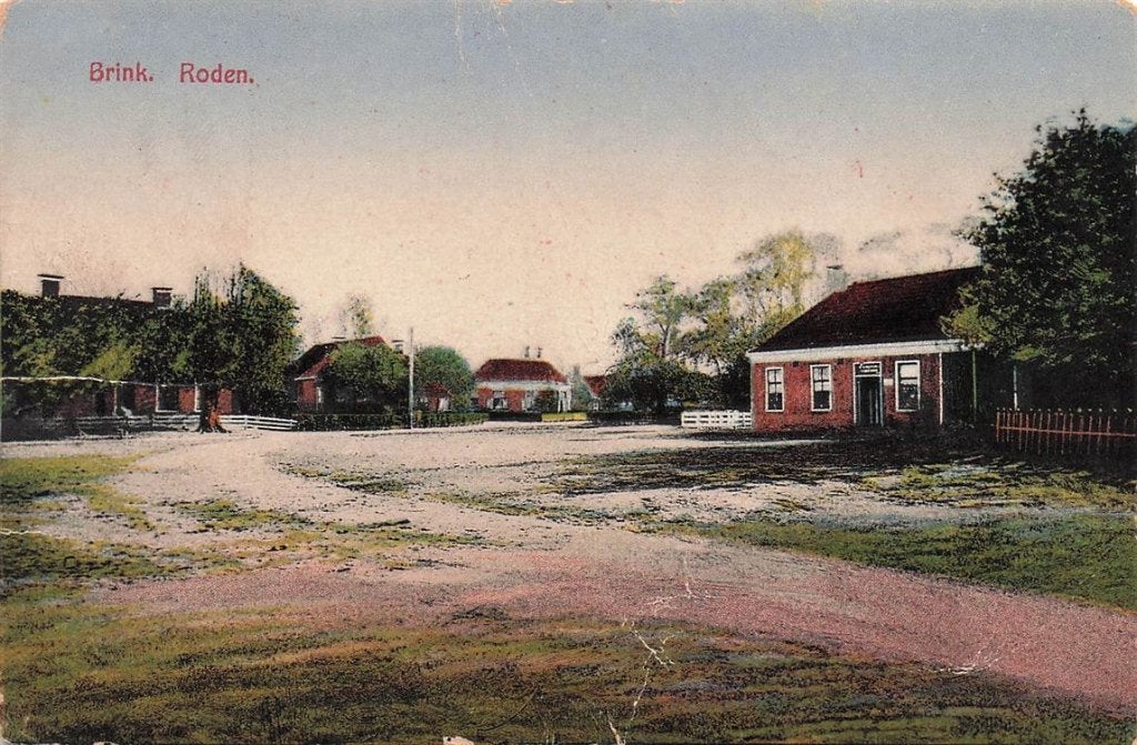 702-382-029 Brink Roden, Verzenden, Voor 1920, Drenthe