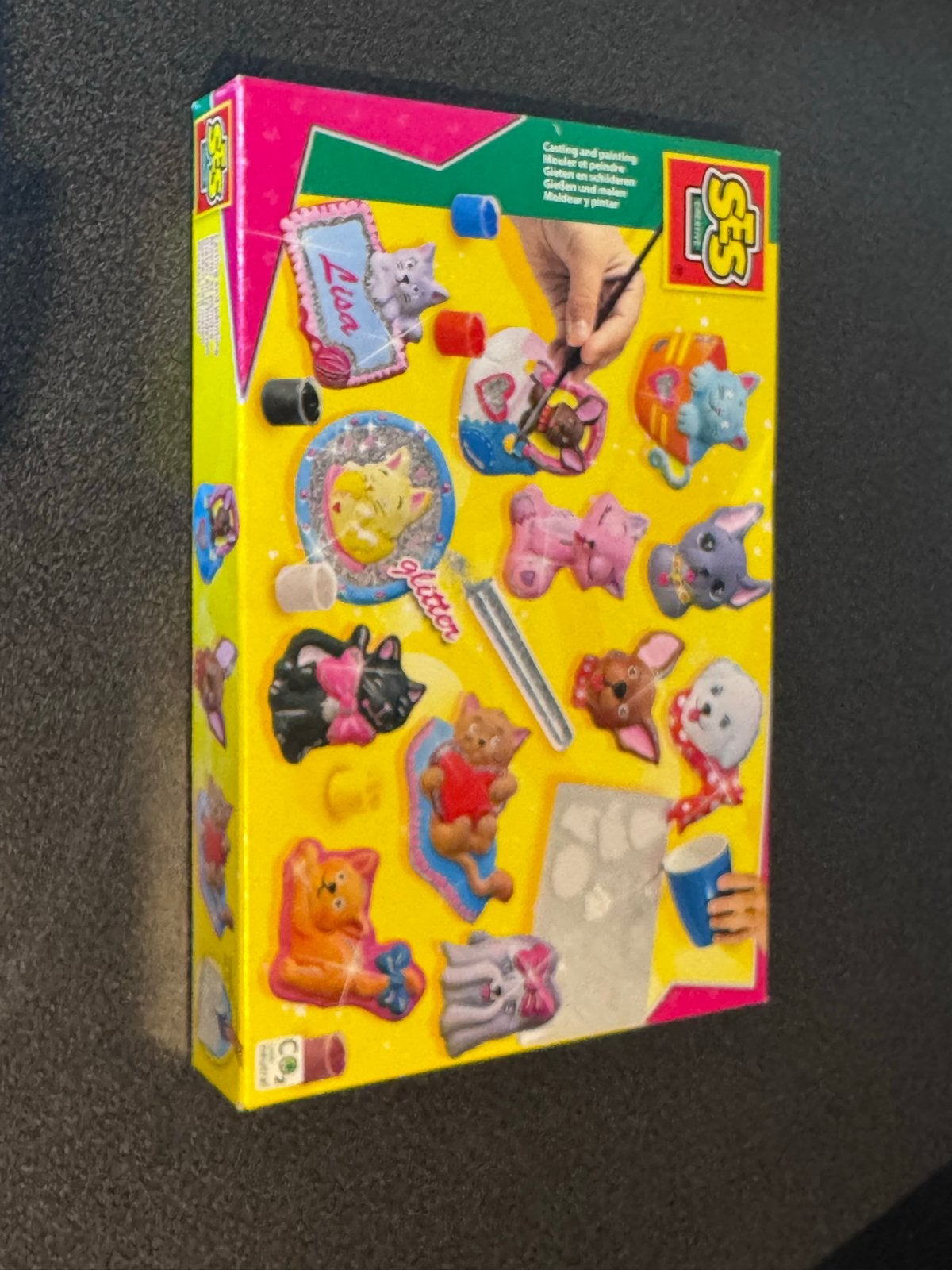 Nieuw: SES Gieten en Schilderen Katten Knutselset, Dieren, Nieuw, Meerkleurig, Ophalen of Verzenden