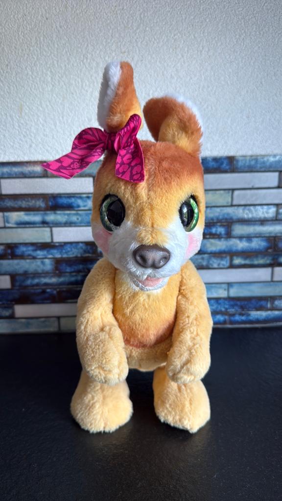 Bewegende Fur Real Josie kangoeroe, Gebruikt, Overige typen, Ophalen of Verzenden, Middelgroot (20 tot 80 cm)